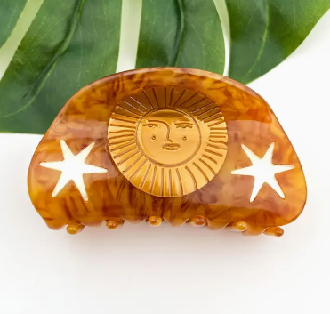 Sun Goddess Hair Claw Clip