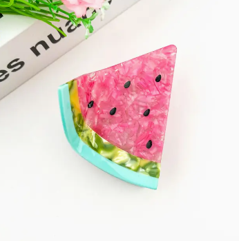 Watermelon Claw Hair Clip