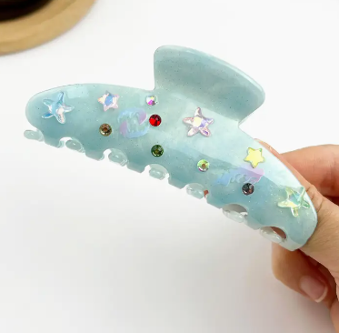 Rhinestone Whimsical Claw Hair Clip
