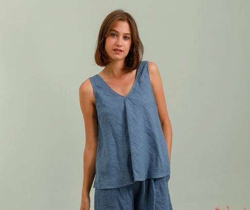 Linen Tank Top