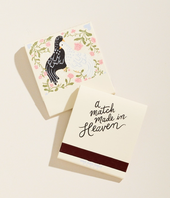Match Made In Heaven Wedding Matchbook