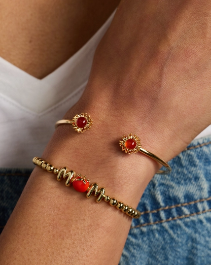 Mom Tomato Stretch Bracelet