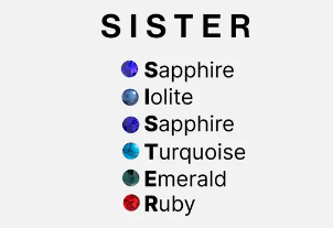 Sister Hidden Message Acrostic Bolo Bracelet