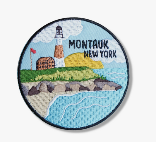 Montauk, iron on patch