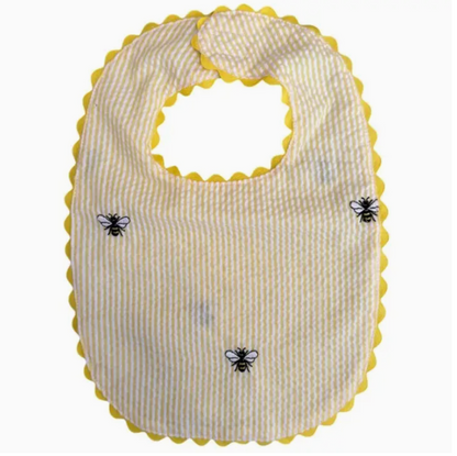 Seersucker Cotton Bibs