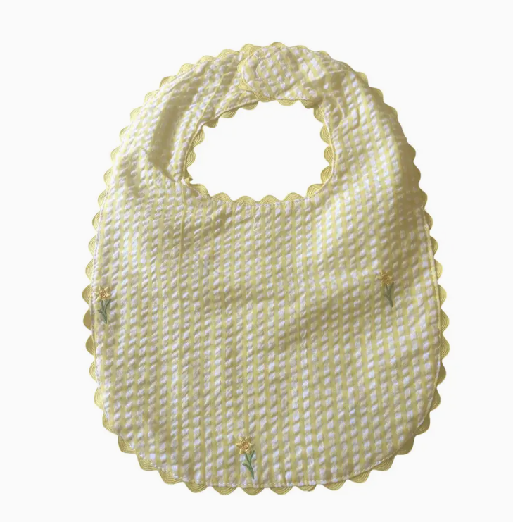 Seersucker Cotton Bibs