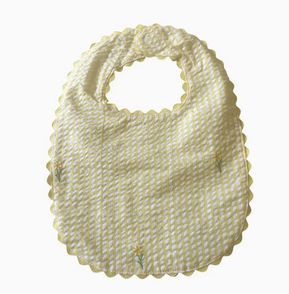 Seersucker Cotton Bibs