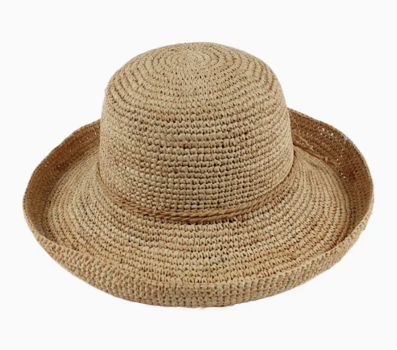 Raffia Large Kettle Brim Hat