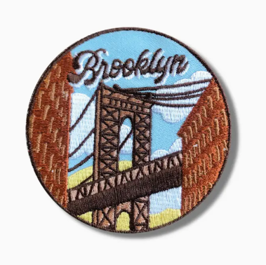 Brooklyn, iron on patch