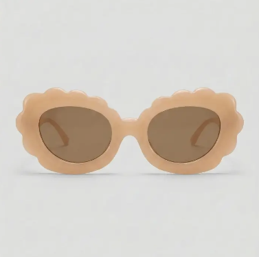 Scalloped Polarized Sunglasses