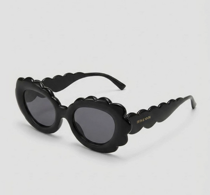 Scalloped Polarized Sunglasses