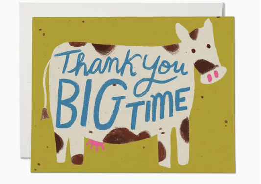 Thank You Big Time, greeting card