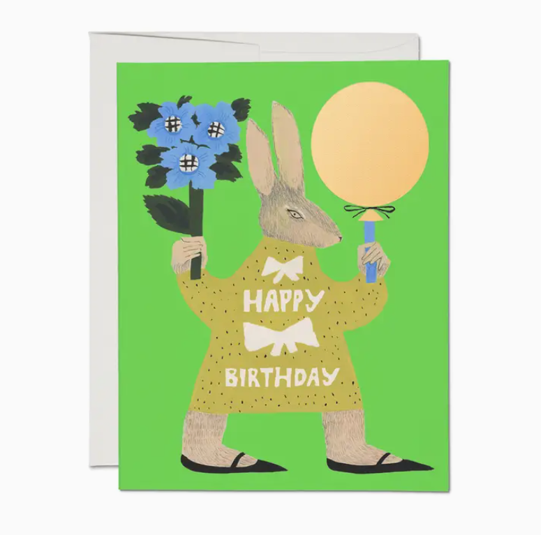 Happy Birthday Bunny, greeting card