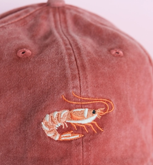 Embroidered Shrimp Hat