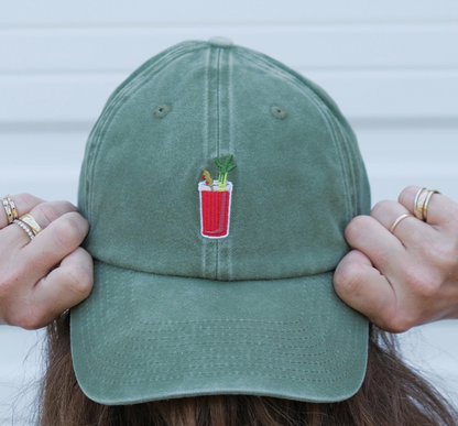 Embroidered Bloody Mary Hat