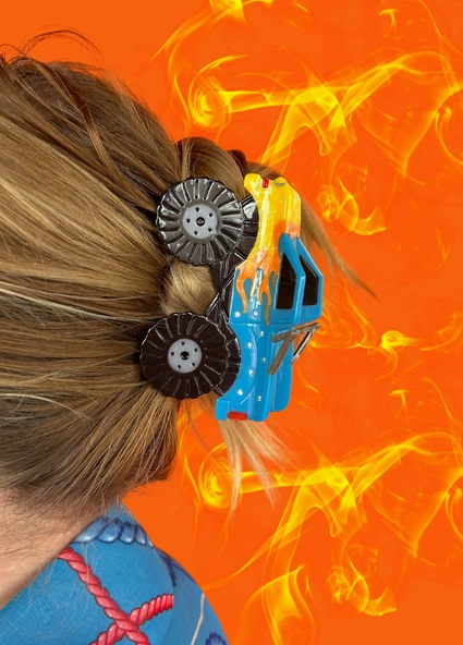 Monster Truck Claw Hair Clip