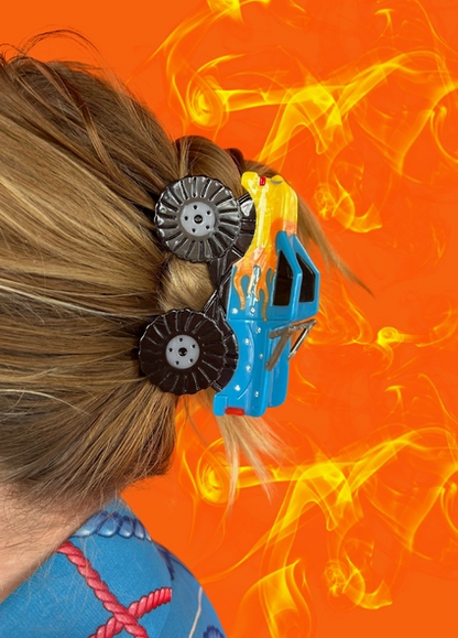 Monster Truck Claw Hair Clip