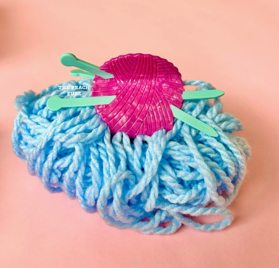 Knitting Needle Claw Hair Clip