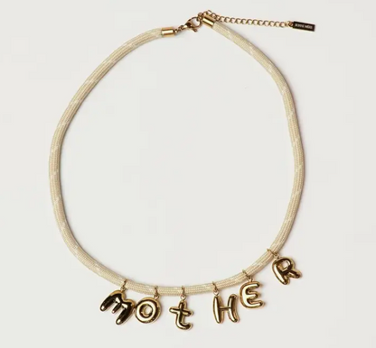 Mother Bubble Cord Necklace