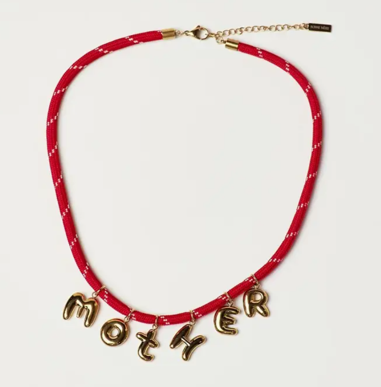 Mother Bubble Cord Necklace