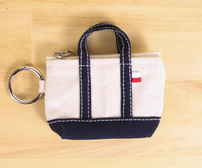 Micro Canvas Bag Charm