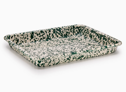 Splatter Enamelware Small Tray