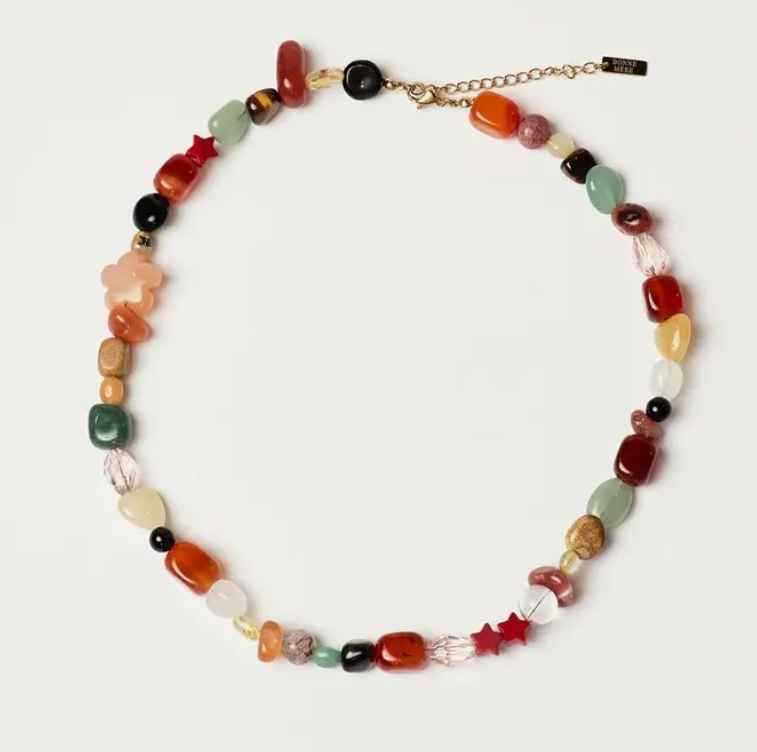 Mixed Bead Gemstone Necklace