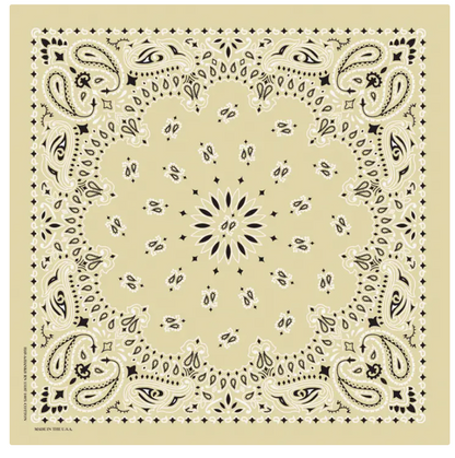 Traditional Paisley Cotton Bandana