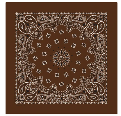 Traditional Paisley Cotton Bandana