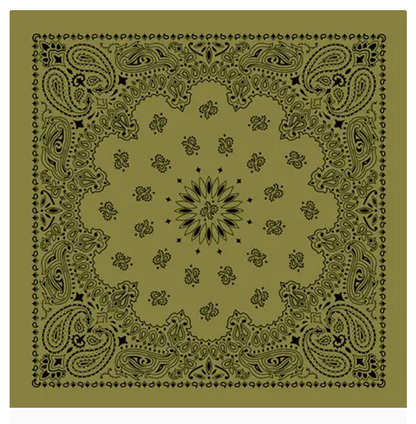 Traditional Paisley Cotton Bandana