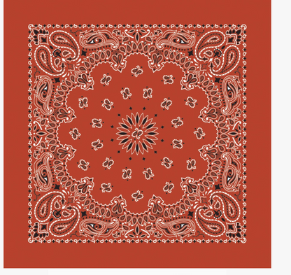 Traditional Paisley Cotton Bandana