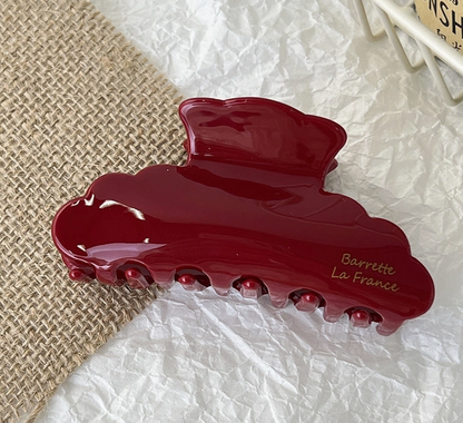 Scalloped French Claw Hair Clip