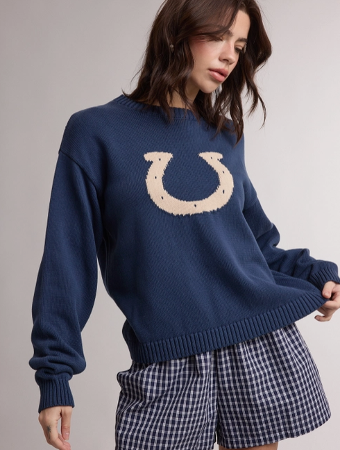 Cotton Horseshoe Sweater