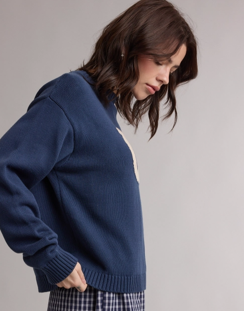 Cotton Horseshoe Sweater