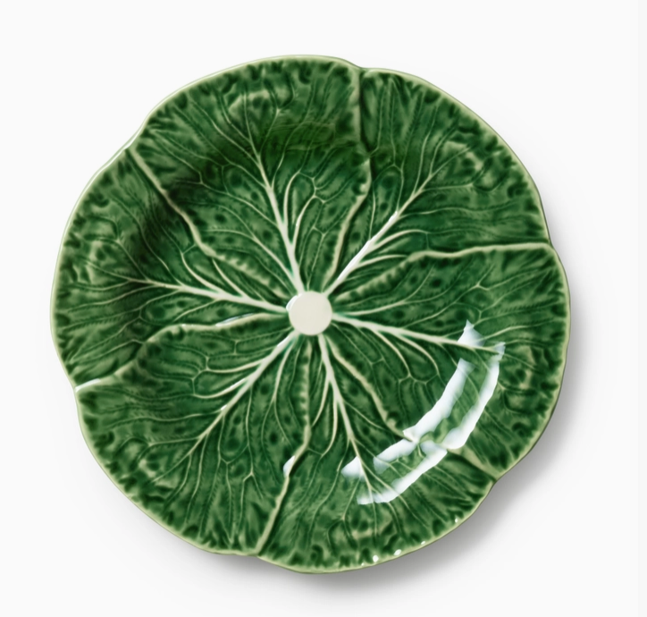 Ceramic Cabbage Plate 9 inch
