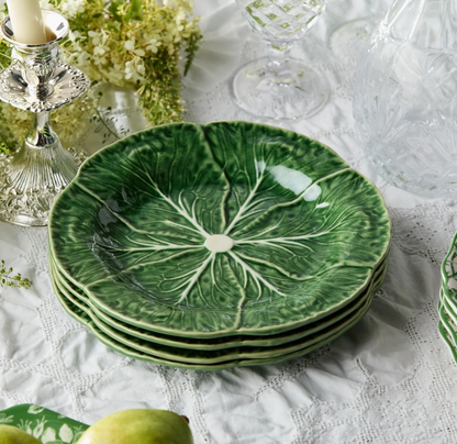 Ceramic Cabbage Plate 9 inch