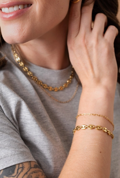 Paperclip Chain Bracelet
