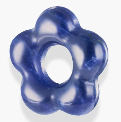 Sodalite Flower Spacer Charm