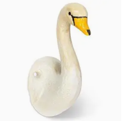 Cast Iron Swan Wall Hook
