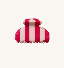 Mini Striped Hair Claw Clips