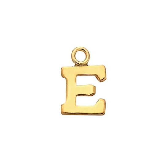 Letter Charms Gold Filled