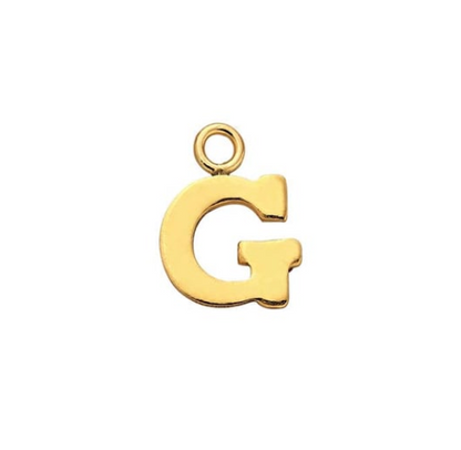 Letter Charms Gold Filled