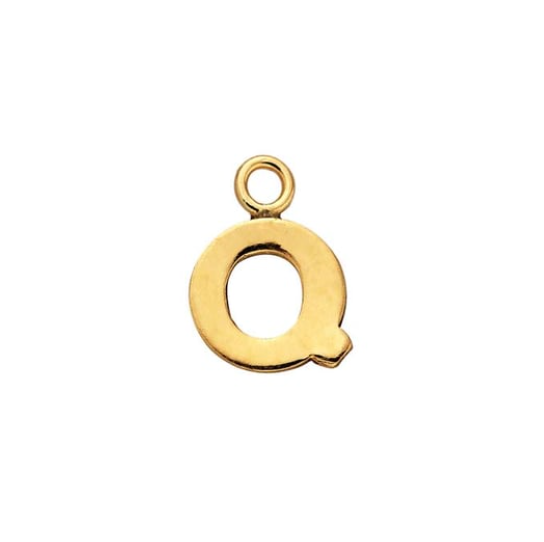 Letter Charms Gold Filled