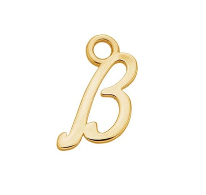 Letter Charms 14k Solid Gold MEDIUM