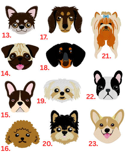 Customized Dog Embroidery