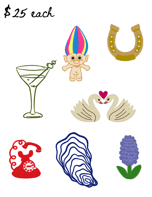 $25 embroidery flash