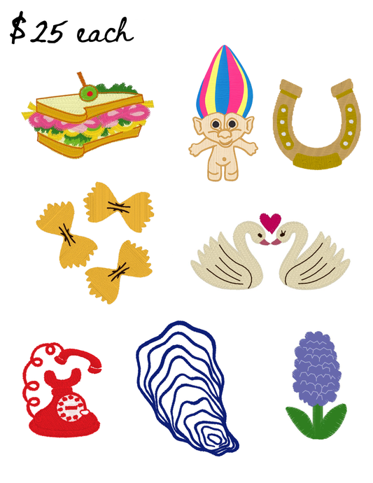 $25 embroidery flash