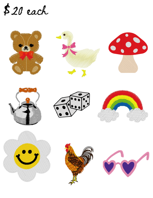 $20 Custom Embroidery Flash